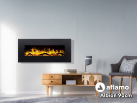 Wall Hanging Electric Fireplace - Aflamo Albion 90cm