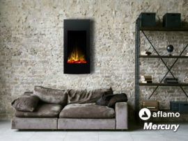 Aflamo Mercury Curved- Elektrische wandhaard