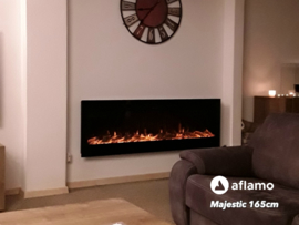 Aflamo Majestic 165cm - Wall Hanging Electric Fireplace