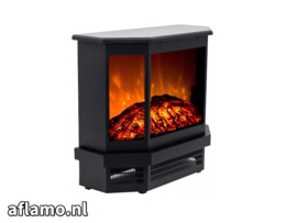 Freestanding electric fireplace - Aflamo Cortez