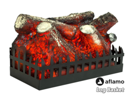 Aflamo Log Basket - Electric insert firebox