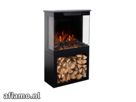 Aflamo Tower 56 met houtvak - Vrijstaande haard 56 x 92cm