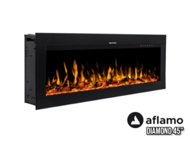 Aflamo Diamond 115cm - Electric Built-in Fireplace