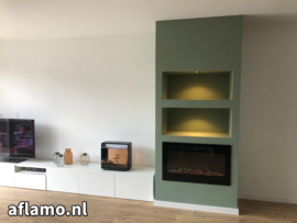 Aflamo Majestic 92cm - Electric Built-in Fireplace