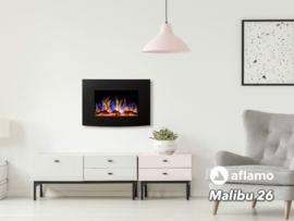 Aflamo Malibu 26 - Elektrische wandhaard 65cm