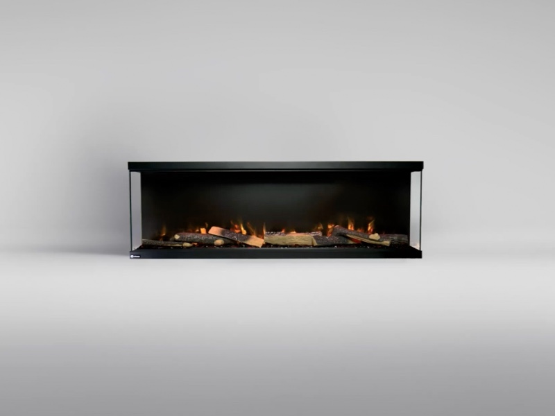Aflamo Unique Smart 160 NH - 3-zijdige haard zonder verwarming