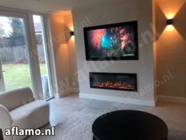 Aflamo Royal 126cm - Electric Built-in Fireplace