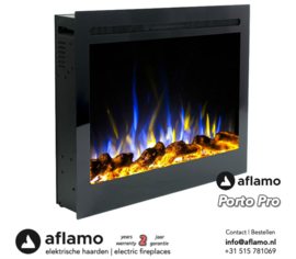 Aflamo Porto Pro - Electric insert firebox