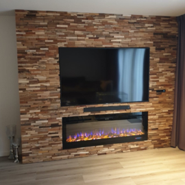 Aflamo Majestic 128cm - Built-in Electric Fireplace