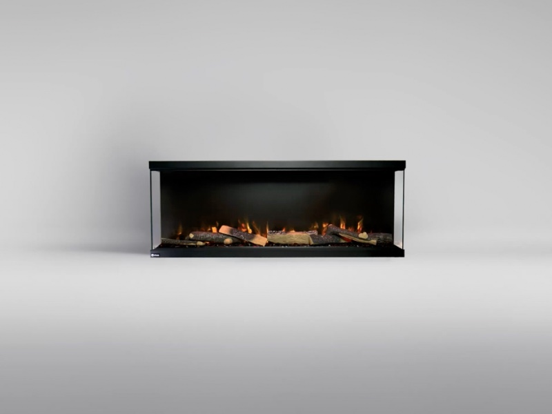 Aflamo Unique Smart 120 NH - 3-zijdige haard zonder verwarming