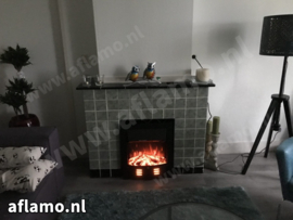 Aflamo Dexter Black - Freestanding electric fireplace