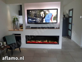 Aflamo Royal 165cm - Electric Built-in Fireplace
