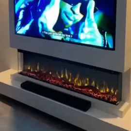 Aflamo Unique 153cm - Electric Built-in Fireplace