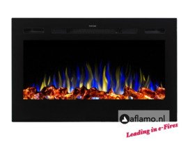 Aflamo Majestic 92cm - Wall Hanging Electric Fireplace