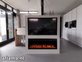 Aflamo Royal 3D Highline 120 x 48cm - Elektrische inbouwhaard