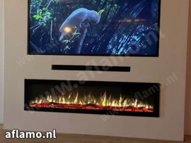 Aflamo Royal 182cm - Electric Built-in Fireplace