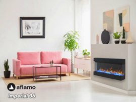 Aflamo Imperial 36 - Wall Mount Electric Fireplace