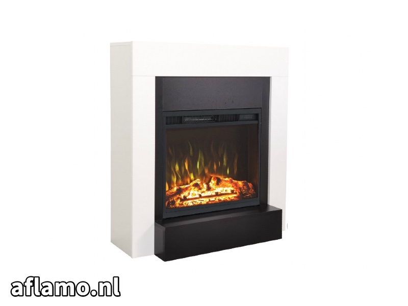 Schouw Wenen wit - Elektrische haard Aflamo LED60