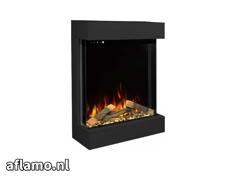 Wandhaard Dame zwart compleet met schouw ombouw