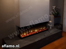 Aflamo Unique Smart 140 NH - Driezijdige haard zonder verwarming