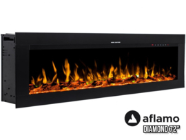 Aflamo Diamond 72" - 183cm inbouwhaard