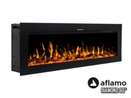 Aflamo Diamond 153cm - Electric built-in fireplace