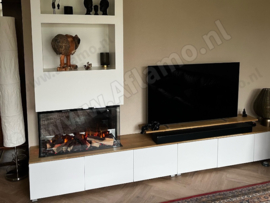 Aflamo Mallorca Deluxe - Three-sided Electric Fireplace