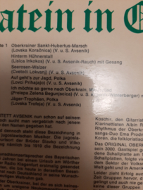 Das Original Oberkrainer Quintett Avsenik – Jägerlatein In Oberkrain