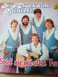 Orig. Nockalm Quintett-Spiel nie mit dem Feuer