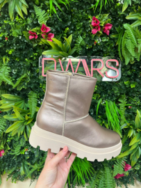 DWRS - OSLO metallic - Bikerboots | Stone - B3830-01