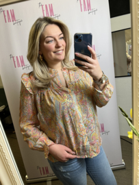 Multicolor Blouse Pink Alejandra