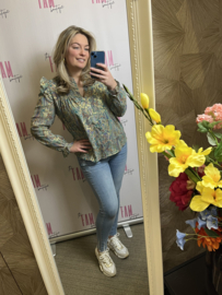Multicolor Blouse Purple Alejandra