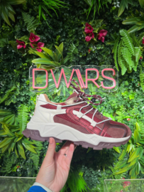 DWRS Sneakers ISOLA mesh - Bordeaux / Off White B11443-05