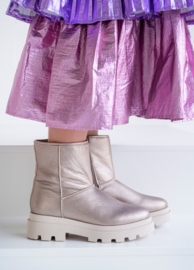 DWRS - OSLO metallic - Bikerboots | Stone - B3830-01