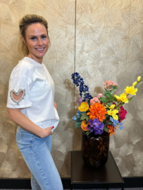 T Shirt Hartje Wit