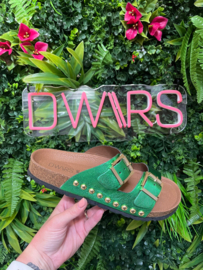 DWRS Slippers - MALIBU metallic | Green - S2714-04
