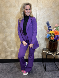 Blazer én broek paars
