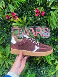 DWRS - MIRABEL suede - Sneakers | Bordeaux / Off White B11548-01