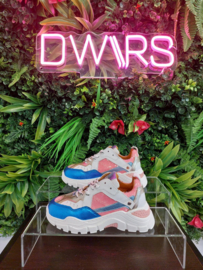PLUTO sequins -  KIDS Sneakers | Pink / Blue J5217K-01