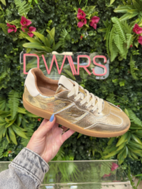 DWRS Sneakers POONA crackled | Champagne/Off White  -  B11456-51