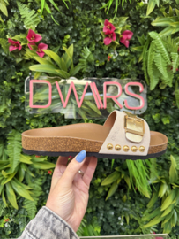 DWRS Slippers - JAVA | Sand/Champagne S2849-01