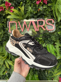 DWRS - ISOLA Leopard - Black / Cognac - B11443-08