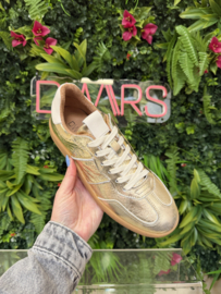 DWRS Sneakers POONA crackled | Champagne/Off White  -  B11456-51