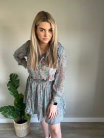 Multicolor Purple Rokje