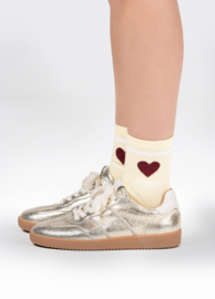 DWRS Sneakers POONA crackled | Champagne/Off White  -  B11456-51