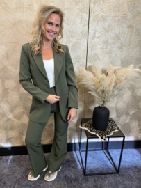 Blazer én broek groen