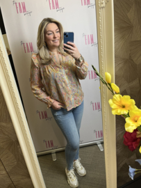 Multicolor Blouse Pink Alejandra