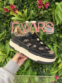 DWRS WALTON leopard - Sneakers | Black / Beige - B11387-06