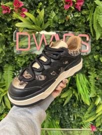 DWRS WALTON leopard - Sneakers | Black / Beige - B11387-06