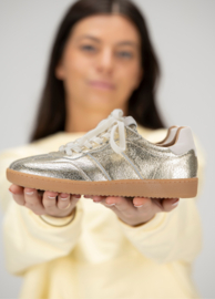 DWRS Sneakers POONA crackled | Champagne/Off White  -  B11456-51